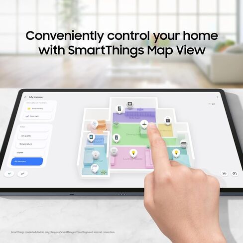 SAMSUNG Galaxy Tab S10+ Plus 12.4" 256GB, Android Tablet, Sketch to Image, Durability, Long Battery Life, S Pen Included, US Version, 2024, Moonstone Gray (Renewed) in Saudi Arabia
