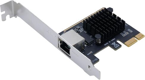 5Gbps PCIe Network Adapter, RTL8126 5G/2.5G/1G/100Mbps Ethernet Card RJ45 LAN Controller for Wins 7 8 10 11, for Linux in Saudi Arabia
