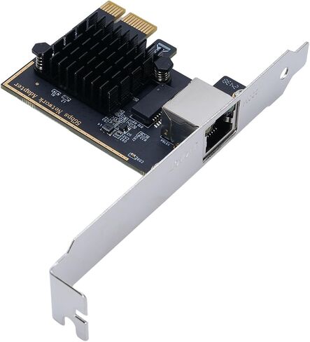 5Gbps PCIe Network Adapter, RTL8126 5G/2.5G/1G/100Mbps Ethernet Card RJ45 LAN Controller for Wins 7 8 10 11, for Linux in Saudi Arabia