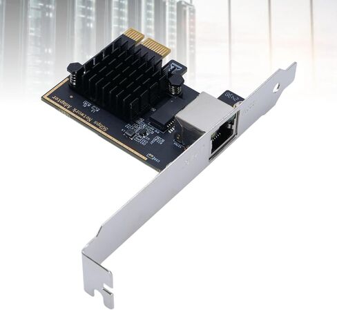 5Gbps PCIe Network Adapter, RTL8126 5G/2.5G/1G/100Mbps Ethernet Card RJ45 LAN Controller for Wins 7 8 10 11, for Linux in Saudi Arabia