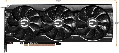 EVGA GeForce RTX 3070 Ti XC3 Ultra Gaming, 08G-P5-3785-KL, 8GB GDDR6X, iCX3 Cooling, ARGB LED, Metal Backplate (Renewed) in Saudi Arabia