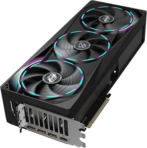 بطاقة رسومات جيجابايت Aorus GeForce RTX 5080 Master 16G - 16 جيجابايت GDDR7، 256 بت، PCI-E 5.0، ساعة أساسية 2805 ميجاهرتز، 3 × DisplayPort، 1 × HDMI، GV-N5080AORUS M-16GD in Saudi Arabia