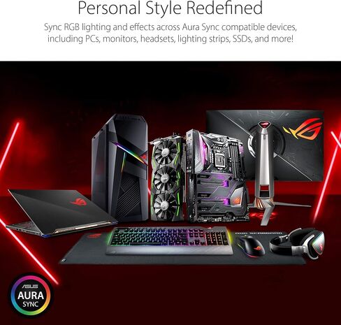 بطاقة رسومات ASUS ROG Strix AMD Radeon RX 5700XT Overclocked 8G GDDR6 HDMI DisplayPort للألعاب (ROG-STRIX-RX5700XT-O8G-GAMING) (متجددة) in Kuwait