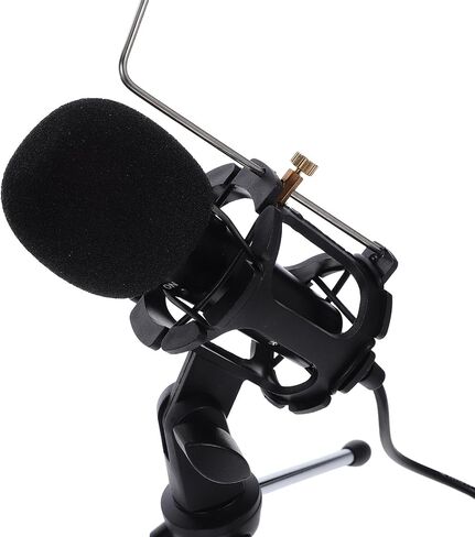 Uonlytech Gaming Microphone with Tripod Stand Double Acoustic Filter for Podcast Streaming and Online Chats Design for Clear Recording in Saudi Arabia