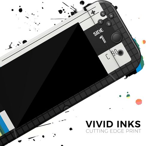 Design Skinz - Compatible with Nintendo 3DS XL - Skin Decal Protective Scratch-Resistant Removable Vinyl Wrap Cover - Vintage Retro Audio Cassette Tape V1 in Saudi Arabia