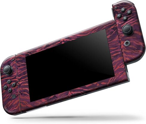 Design Skinz - Compatible with Nintendo DSi XL - Skin Decal Protective Scratch-Resistant Removable Vinyl Wrap Cover - Wine Watercolor Tiger Pattern in Saudi Arabia