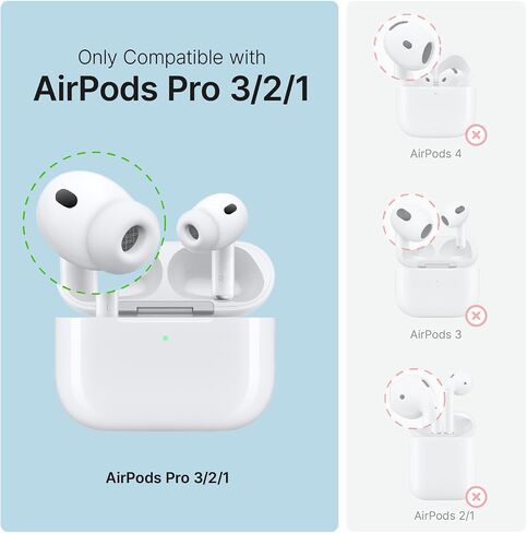 Catalyst Case for AirPods Pro 3, Waterproof IP67 & Drop-Proof Silicone Case Cover for Apple Airpod Pro 3, Wireless Charging Compatible, One-Piece Design with Carabiner for Active Lifestyles in Saudi Arabia