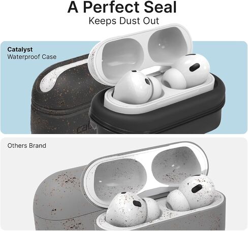 Catalyst Case for AirPods Pro 3, Waterproof IP67 & Drop-Proof Silicone Case Cover for Apple Airpod Pro 3, Wireless Charging Compatible, One-Piece Design with Carabiner for Active Lifestyles in Saudi Arabia