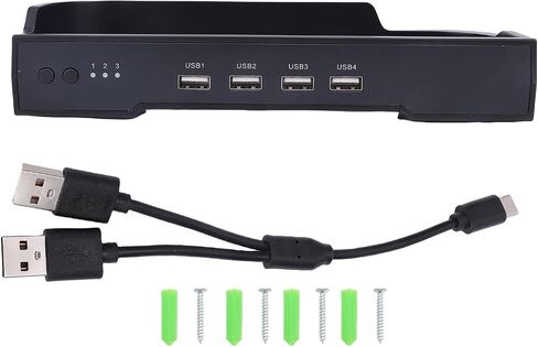 Dpofirs 2 Fan Base with Efficient Airflow Design for Game Consoles, 3 Speeds and 8 RGB Modes for Game Lovers in Saudi Arabia