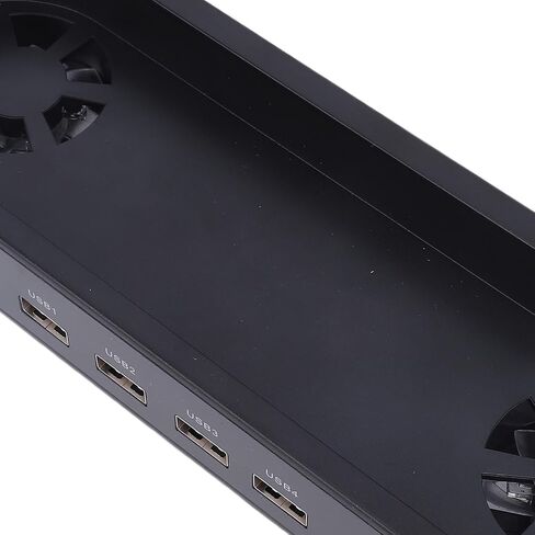 Dpofirs 2 Fan Base with Efficient Airflow Design for Game Consoles, 3 Speeds and 8 RGB Modes for Game Lovers in Saudi Arabia