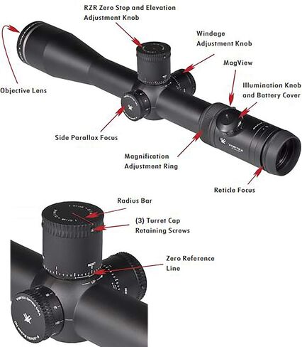 Vortex Optics Razor HD 5-20x50 المستوى البؤري الأول Riflescope in Saudi Arabia