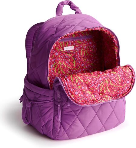 Vera Bradley Women's Featherweight Bancroft Backpack, Iris Orchid, One Size in Saudi Arabia