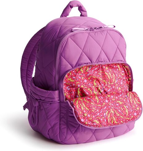Vera Bradley Women's Featherweight Bancroft Backpack, Iris Orchid, One Size in Saudi Arabia
