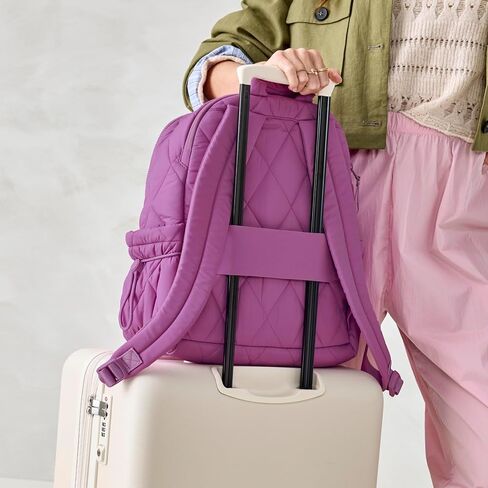 Vera Bradley Women's Featherweight Bancroft Backpack, Iris Orchid, One Size in Saudi Arabia