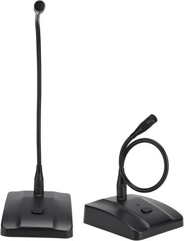 Keenso Desktop Capacitive Wired Conference Microphone, Gooseneck Microphone, HeartShaped Durable Directivity for Conference Room in Saudi Arabia