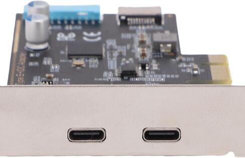 Bewinner PCIe USB 3.2 Gen 1 Expansion Card, 5Gbps 2X Type C Ports 1x USB Type E Internal Interface for Desktop PC with Low Profile Bracket in Saudi Arabia