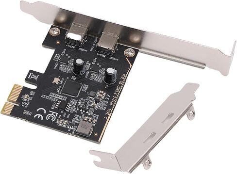 بطاقة Bewinner PCIe إلى USB 3.2 Gen 1، بطاقة توسيع PCI Express، محول USB PCIE لنظام التشغيل Linux OS X مع منفذين من النوع C، توصيل وتشغيل عرض النطاق الترددي 5 جيجابت في الثانية in Saudi Arabia