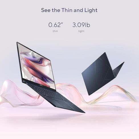 كمبيوتر محمول ASUS Zenbook 15 Business Slim، شاشة 15.6 بوصة FHD 100% sRGB، AMD Ryzen 5 7535U، لوحة مفاتيح بإضاءة خلفية، Wi-Fi 6E، USB C، Windows 11 Home، مع قماش (16 جيجابايت LPDDR5 RAM | 512 جيجابايت SSD) in Saudi Arabia