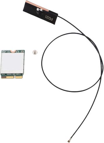 بطاقة Yoidesu WiFi 6E اللاسلكية، هوائي 8dBi 2.4 جيجا هرتز 5 جيجا هرتز 6 جيجا هرتز ثلاثي النطاق 4200 ميجا بت في الثانية بطاقة لاسلكية للكمبيوتر المحمول مع واجهة NGFF M.2 لإطارات W 10 11 in Saudi Arabia
