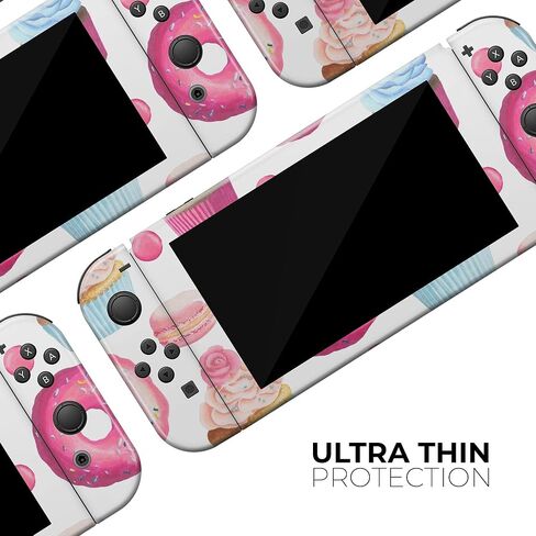 Design Skinz - Compatible with Nintendo DSi XL - Skin Decal Protective Scratch-Resistant Removable Vinyl Wrap Cover - Yummy Galore Bakery Treats in Saudi Arabia
