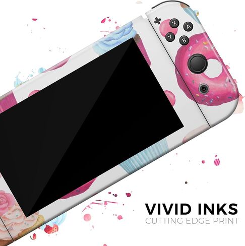 Design Skinz - Compatible with Nintendo DSi XL - Skin Decal Protective Scratch-Resistant Removable Vinyl Wrap Cover - Yummy Galore Bakery Treats in Saudi Arabia