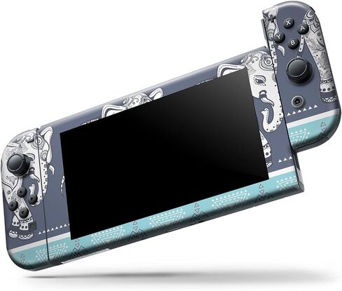 Design Skinz - Compatible with Nintendo DSi XL - Skin Decal Protective Scratch-Resistant Removable Vinyl Wrap Cover - Walking Sacred Elephant Pattern in Saudi Arabia