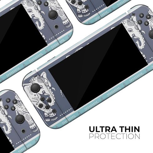 Design Skinz - Compatible with Nintendo DSi XL - Skin Decal Protective Scratch-Resistant Removable Vinyl Wrap Cover - Walking Sacred Elephant Pattern in Saudi Arabia