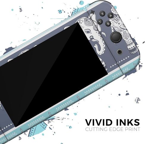 Design Skinz - Compatible with Nintendo DSi XL - Skin Decal Protective Scratch-Resistant Removable Vinyl Wrap Cover - Walking Sacred Elephant Pattern in Saudi Arabia