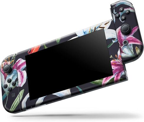 Design Skinz - Compatible with Nintendo DSi XL - Skin Decal Protective Scratch-Resistant Removable Vinyl Wrap Cover - Tropical Summer Floral v3 in Saudi Arabia