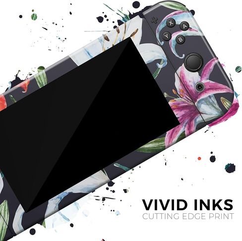 Design Skinz - Compatible with Nintendo DSi XL - Skin Decal Protective Scratch-Resistant Removable Vinyl Wrap Cover - Tropical Summer Floral v3 in Saudi Arabia