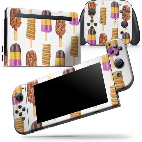 Design Skinz - Compatible with Nintendo DSi XL - Skin Decal Protective Scratch-Resistant Removable Vinyl Wrap Cover - Yummy Galore Ice Cream Treats in Saudi Arabia