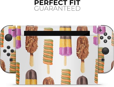 Design Skinz - Compatible with Nintendo DSi XL - Skin Decal Protective Scratch-Resistant Removable Vinyl Wrap Cover - Yummy Galore Ice Cream Treats in Saudi Arabia