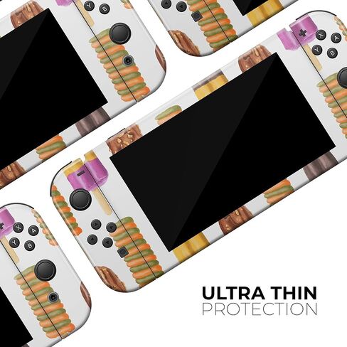 Design Skinz - Compatible with Nintendo DSi XL - Skin Decal Protective Scratch-Resistant Removable Vinyl Wrap Cover - Yummy Galore Ice Cream Treats in Saudi Arabia