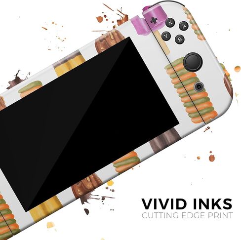Design Skinz - Compatible with Nintendo DSi XL - Skin Decal Protective Scratch-Resistant Removable Vinyl Wrap Cover - Yummy Galore Ice Cream Treats in Saudi Arabia