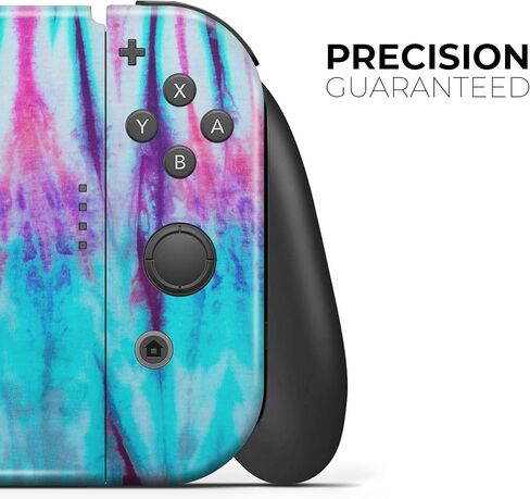 Design Skinz - Compatible with Nintendo DSi XL - Skin Decal Protective Scratch-Resistant Removable Vinyl Wrap Cover - Vivid Blue Washed Tie Dye V1 in Saudi Arabia