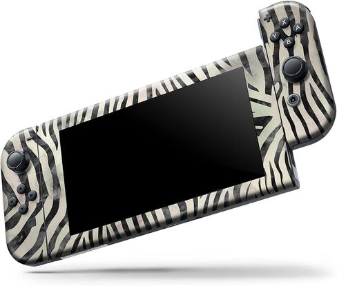 Design Skinz - متوافق مع Nintendo DSi XL - غطاء حماية من الفينيل مقاوم للخدش وقابل للإزالة - نمط حمار وحشي بألوان مائية in Saudi Arabia