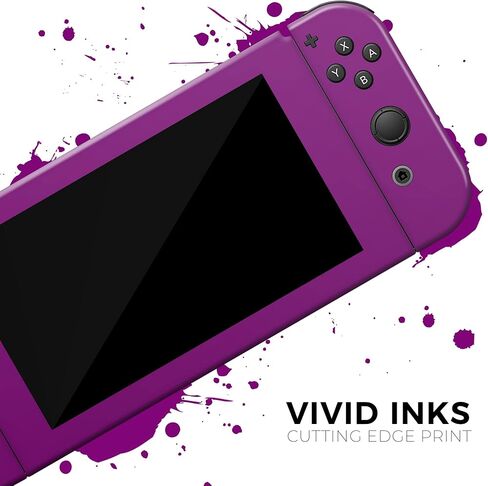 Design Skinz - Compatible with Nintendo DSi XL - Skin Decal Protective Scratch-Resistant Removable Vinyl Wrap Cover - Solid Dark Purple in Saudi Arabia