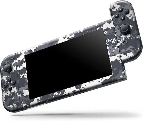 Design Skinz - متوافق مع Nintendo DSi XL - غطاء حماية من الفينيل مقاوم للخدش وقابل للإزالة - أبيض ورمادي مموه رقمي in Saudi Arabia