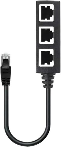 RJ45 Ethernet Cable Splitter Adapter 1 to 3 Cable Connectors in Saudi Arabia