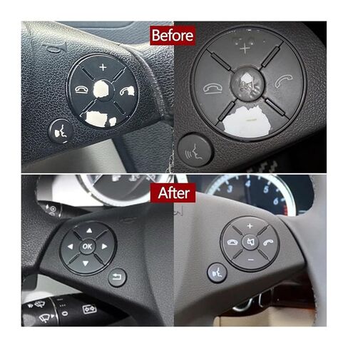 التحكم في مفتاح السيارة مع مجموعة لوحة الدائرة المتوافقة مع C GLK E Class W204 X204 W212 W207 (أسود L وR) (أسود يسار) in Kuwait