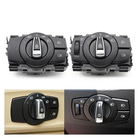 سيارة الجبهة رئيس مصباح المصباح تجميع مفتاح 1 3 X1 سلسلة E87 E82 E90 E91 E92 E93 E84 (نموذج أ) (نموذج أ) in Kuwait