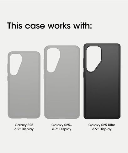 حافظة OtterBox لهاتف Samsung Galaxy S25 Ultra React Series - ستاردست (شفاف/لامع) (وحدة واحدة يتم شحنها في حقيبة بوليستر) in Kuwait