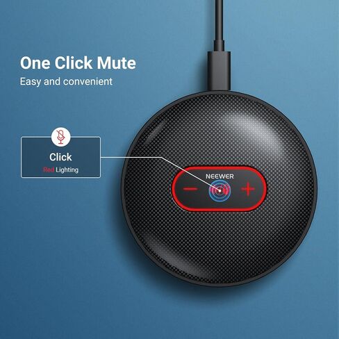 ميكروفون USB NEEWER UM04، ميكروفون مكثف متعدد الاتجاهات لسطح المكتب مع خاصية إلغاء الضوضاء كتم الصوت 48 كيلو هرتز/24 بت لتسجيل الاجتماعات عبر الإنترنت وتعليم Skype متوافق مع أجهزة الكمبيوتر التي تعمل بنظام Windows PC Mac والهاتف in Saudi Arabia