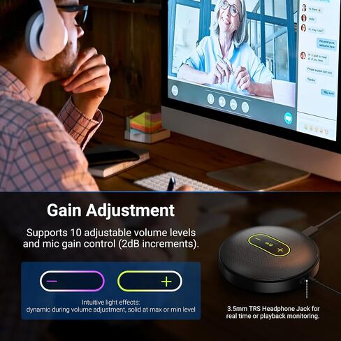 ميكروفون USB NEEWER UM04، ميكروفون مكثف متعدد الاتجاهات لسطح المكتب مع خاصية إلغاء الضوضاء كتم الصوت 48 كيلو هرتز/24 بت لتسجيل الاجتماعات عبر الإنترنت وتعليم Skype متوافق مع أجهزة الكمبيوتر التي تعمل بنظام Windows PC Mac والهاتف in Saudi Arabia