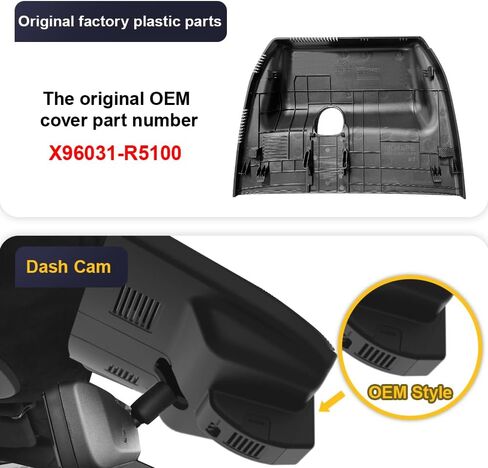 كاميرا Fitcamx الأمامية 4K+الخلفية 1080P تتكيف مع Kia Sorento 2024 2025 & Sorento Hybrid (الجزء رقم #R5100)، مظهر OEM، فيديو عالي الدقة مزدوج، WiFi & APP، تسجيل حلقة، مستشعر G، سهل الاستخدام، بطاقة 128 جيجابايت in Kuwait