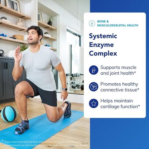 Pure Encapsulations Systemic Enzyme Complex | Supplement to Support Muscle, Joint, Cartilage, and Connective Tissue Health* | 180 Capsules in Saudi Arabia