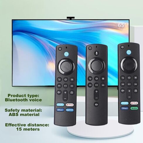 Replacement Voice Remote Compatible with All Fire-Series,TV Cube/Stick, Fit for Insignia/Toshiba/Pioneer Smart TVS,Echo-Show Smart TV,NS-32F201NA23 (3rd Voice Version) in Saudi Arabia