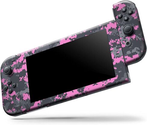 Design Skinz - Compatible with Nintendo DSi XL - Skin Decal Protective Scratch-Resistant Removable Vinyl Wrap Cover - Pink V3 and Gray Digital Camouflage in Saudi Arabia