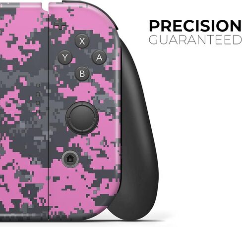 Design Skinz - Compatible with Nintendo DSi XL - Skin Decal Protective Scratch-Resistant Removable Vinyl Wrap Cover - Pink V3 and Gray Digital Camouflage in Saudi Arabia