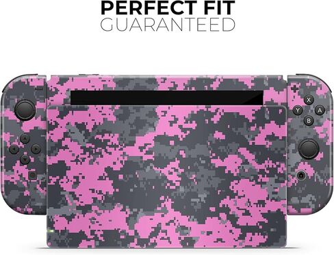 Design Skinz - Compatible with Nintendo DSi XL - Skin Decal Protective Scratch-Resistant Removable Vinyl Wrap Cover - Pink V3 and Gray Digital Camouflage in Saudi Arabia